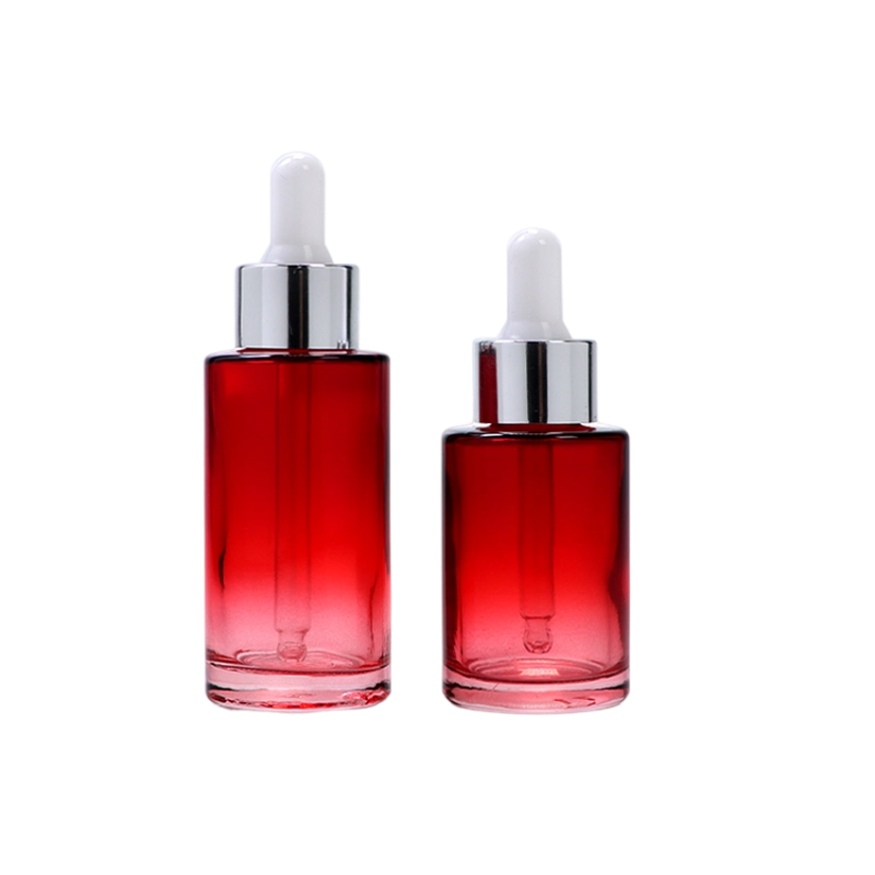 30 ml 40 ml gradijent crvene kozmetičke staklene bočice s kapaljkom