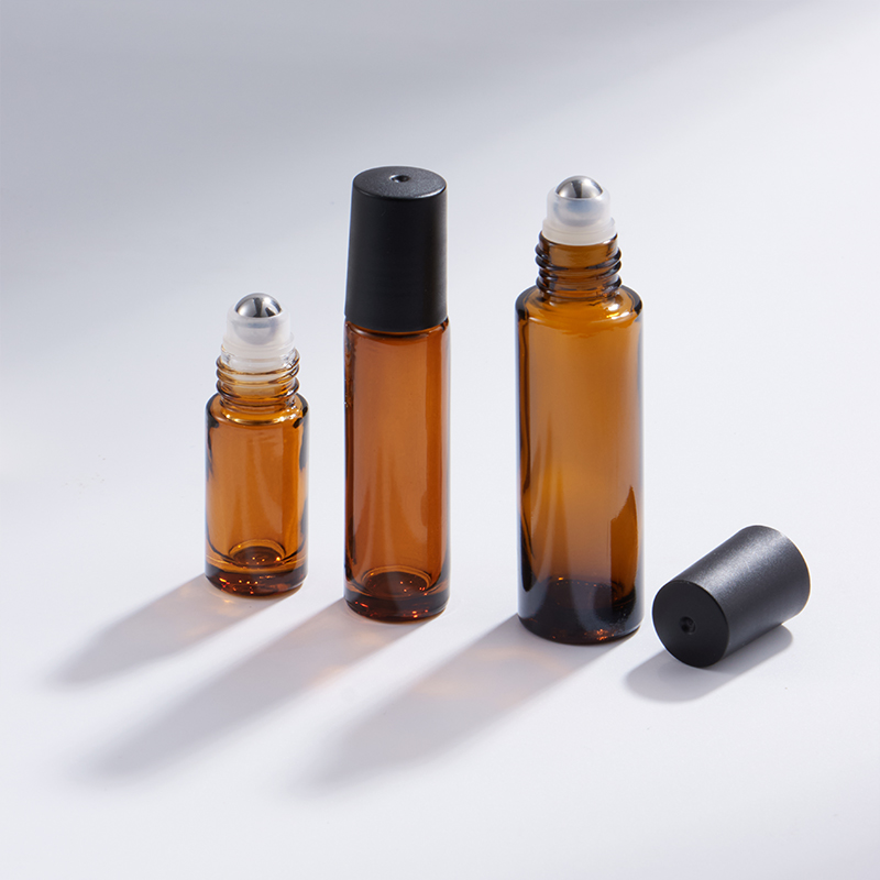 5ml 10ml 15ml Roll-On staklena bočica boje jantara
