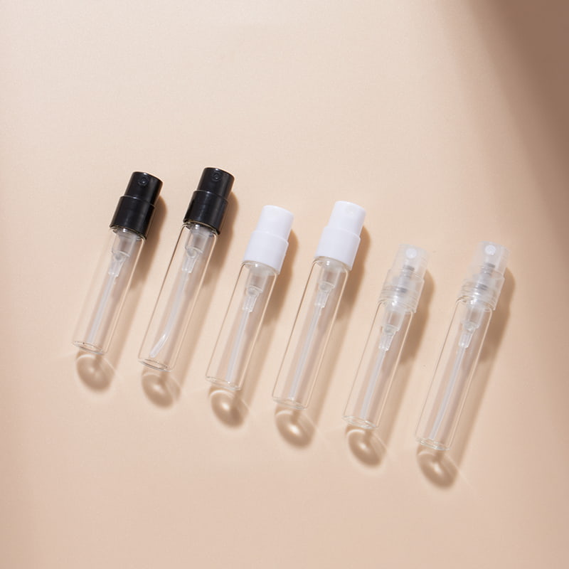 Mini staklena bočica parfema od 2 ml i 2,5 ml sa raspršivačem
